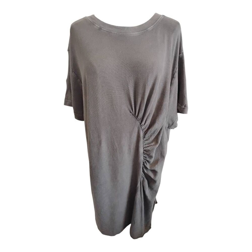 Out From Under Green Rouched Tee Size Small - Picture 2 of 8